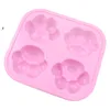 قوالب الخبز DIY يدويًا من الصابون العطري Cat Claw Mousse Mould Mould Mould Chocolate Morn