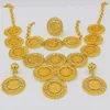 Adixyn Turkey Coin Necklace/Earring/Ring/Braceter Jewelry for Women for Gold Color Coinsアラビア語/アフリカのブライダルウェディングギフト220712