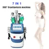 7IN1 corps sculpter la graisse machine de congélation cryolipolyse dispositif de cavitation vide minceur Lipo laser rf mince machine de cryothérapie portable