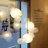 Pendellampor modern art deco glas bubbla ljuskrona anpassat vardagsrum droppljus för barn matsal inomhusdekor ljus fixturepen