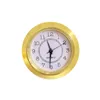 2 stuks ronde 38mm quartz klok invoegen bewegingsmechanisme ingebouwd - in met arbische cijfers voor DIY Clockwork-vervangingskits