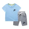 Barnkläder Set Baby Pojkar Flickor Kostym Sommar Casual T-shirts Lösa shorts Set Unisex Småbarn 2 delar Barn Baby Outifs Kläder