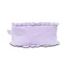 Ruffe Purple Seersucker Cosmetische tassen 25 stcs Lot Us Warehouse Pink Fringe Stripes Make-up Case Candy Serapes Toiletiebag Accessoires Geschenk Domil106-1978