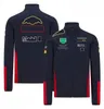 2022 F1 스웨트 셔츠 남자 레이싱 zip 까마귀 새로운 레이싱 팀 유니폼 공식 팀 스웨터 재킷 211w