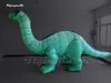 Su misura gonfiabile brontosauro Jurassic Park modello di dinosauro 3m/4.5m verde Blow Up Apatosaur Balloon con collo lungo per evento