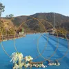 Украшение вечеринки Круг свадебная арка день рождения реквизит воздушные шары железное круглое кольцо Aackdrop газон на стенке