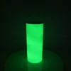 Armazém dos EUA Glow Glow Sublimation Tumbler com alto -falante Bluetooth em branco 20oz de música Copa branca caneca start smart portátil sem fio no atacado a granel com palha