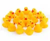 3000pcs/lot Wholesale mini Rubber bath ducks Noise Maker Pvc duck with sound Floating Fast delivery Swiming Beach SN4929