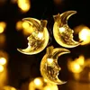 Strings Glow String Lights 20 Light Moon Styling Festival Decorazione Albero di Natale all'aperto solare