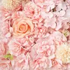 Dekorative Blumenkränze Pack Rose Blumenwand 30 cm x 30 cm Künstliche Hochzeitsdekoration Seide Hintergrund Panel Home Decor Geburtstag HintergrundD