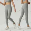 LUU Damen Leggings Designer Luxus Trainingsanzüge Kleidung Yogahosen Frauen Enge Sport Hohe Taille Schlank Doppelseitig Gebürstet Nude Damen Mädchen Jogger Laufen