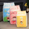 Cm Cute Milk Drinking Plush Toy Soft Filled Yellow Blue Pink Strawberry Tea Cuddle Cushion Kawaii bubble Pillow Gifts J220704