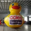 2022 Publicidade de alta qualidade Animal de pato inflável com slogan para exposição feita por Ace Air Art