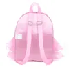 Stage Wear Pink Lace Girl Bag Bag para niñas Ballet Bebé Baby Ballerina Kid Gimnasia Mochila bordada