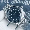 Men Automatyczny ruch mechaniczny nurka morza 300m 600m 007 Edycja Watch luksusowy mistrz mężczyzn ogląda sportowe zegarki