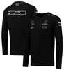 F1 2023 Team T-shirt Summer Long Sleeve Racing Driver T-Shirt Men's Fan Racing Suit Plus Size kan anpassas