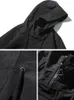 Men's Trench Coats Big Size 6XL 7XL 8XL Spring Autumn Long Coat Men Fashion Hooded Windbreaker Black Overcoat Casual Jackets 2022