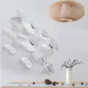 12 PCS 3D Hollow Paper Butterfly Wall Sticker Lovely Wall Decal For Wedding Party Home Decoration