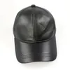 Genuine Leather Baseball Cap Men Black Cowhide Hat Male Adjustable Autumn Winter Real Leather Peaked Hats 2205177362667