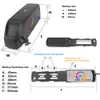 Samsung 18650 Cell med 48V 21Ah ebike batteri med 3A laddare för 400-1000W elektrisk cykel