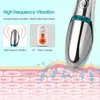 Vibration électrique yeux lèvres visage masseur anti-rides vieillissement cercle foncé dissolvant RF chauffé yeux visage masseur beauté soins machine 220514