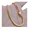 collier en or italien 18k