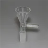 Hookah Bong Glass Bowl 10mm 14mm Male Joint Clear Funnel Bowls Smoking Piece Tool For Tobacco Bong Oil Dab Rig Burning Water Pipe