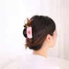 アセテートスイカストロベリーヘアクリップ漫画かわいいフルーツシェイプヘアクロー野菜カニポニーテールクリップ女性女の子ヘアアクセサン4691476