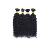 Mongolian Afro Kinky Curly Human Bulk Braiding Hair Bundles Extensions No Weft for Black Women