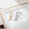 Vita a clip-on Back 1pcs Orecchini Gioielli Personalità Metal Ear Clip Napsel For Women Gift Pendientes Cuff catturato nella cuffia