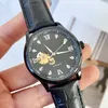 2023 New Luxury Mens Watches Three Stitches Series 40 مم في قطرها أوتوماتيكي ساعة ميكانيكية عالية الجودة عالية الجودة الأوروبية الفاخرة العلامة التجارية الشريط جلود LO