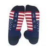 Mens Women Trump Socks Jag kommer att vara tillbaka bomullsfesttillbehör Republikanska gåvor Strumpor 2024 Amerikansk val JY1122