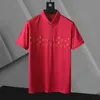 2022 Zomer Mens Luxe Kwaliteit Katoen Polo Shirts Kleuren Korte Mouw Gedrukt T-shirt Down Collar Designer Tops