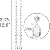 Decorative Objects & Figurines Wedding Party Hanging Decoration Clear Acrylic Water Drop Pendant Beads Wholesale 100stripDecorative