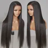 Perruque Lace Front Wig brésilienne Remy, cheveux naturels lisses, HD, attachée à la main, ligne de cheveux naturelle, pre-plucked, 9928068