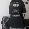 Maglietta corta Donna Maglietta Farfalla T-shirt a maniche corte Studenti Coreano Bf Windclothes Trend Punk Goth Abbigliamento Y2k Top 220321
