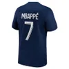 Maillot Paris Mbappe Neymar Jerseys 22 23 Messis Sergio Ramos Football Shirts Player Version Men Kids Kit Hakimi Lparedes Marquin4286939