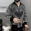 Marchio di lusso europeo Giacca retrò da uomo Jaqueta Bomber Diamond Giacca da uomo Cappotto Moda Strass Punk Club Outfit Giacca sottile 220816