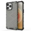 Clear Case with Honeycomb Design Shockproof Protective Phone Cover iPhone 15 14 13 12 11 Pro Max 7 8 Plus