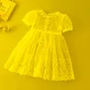 Meisjesjurken Baby Girl Doop Dress Kinder doop voor meisjes 1 eerste verjaardagsfeest