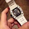 Relojes Reloj de pulsera Diseñador de lujo para hombre Mecánica Reloj Richa Milles Reloj de pulsera Movimiento mecánico automático completo de fibra de carbono para hombres Ca