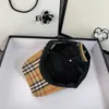 Ball Caps Summer Designer Baseball Cap Męskie i Kobiety Pary Solidny kolor Letter Plaid Casquette334k