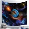 Toalha Home Textiles Jardim 150x130cm Amazing Night Starry Sky Star Tapestry 3D Parede impressa Picture Bohemian Beach Table to Ploth Bla