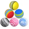 30pcs/torba Eva Piana piłki golfowe gorące nowe żółte/czerwone/niebieskie tęczowe gąbki golfowe halowa pomoc treningowa piłka golfowa