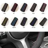 Customized Car Steering Wheel Cover Wrap AntiSlip Car Accessories For Bmw E46 E39 330i 540i 525i 530i 330Ci m3 2001 2002 2003 J220808