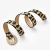 Женская модная змея леопардовый принт соответствующий ременьм одежды, дамы