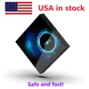 Wysyłka z USA 10pcs/Lot T95 TV Box Android 10.0 Allwinner H616 Quad Core 2GB 4GB RAM 16GB 32 GB ROM H.265 Ustaw górny pudełko