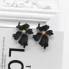 Stud Design Fashion Jewelry Elegant Big Flower Earrings Summer Style Beach Party Statement Earring For Girls Gift WomanStud