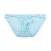 Underpants Men Underwear Sexy Low Rise Lace Briefs See Through Breathable Male Intimates PantiesUnderpants