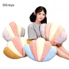 Ice Soft Color Sea Shell Plush Cushion Filled Rainbow For Girl Room Decor Fantastisk soffa J220704